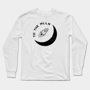 To The Moon (light textile) Long Sleeve T-Shirt